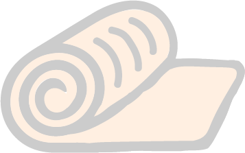 Cartoon roll of bandage wrap (also known as gauze)